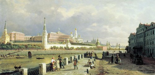 View of the Moscow Kremlin, 1879, Piotr Petrovitch Verechtchaguine
