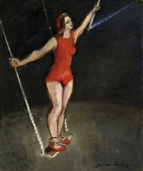 Trapeze Artist, 1940, James Lechay