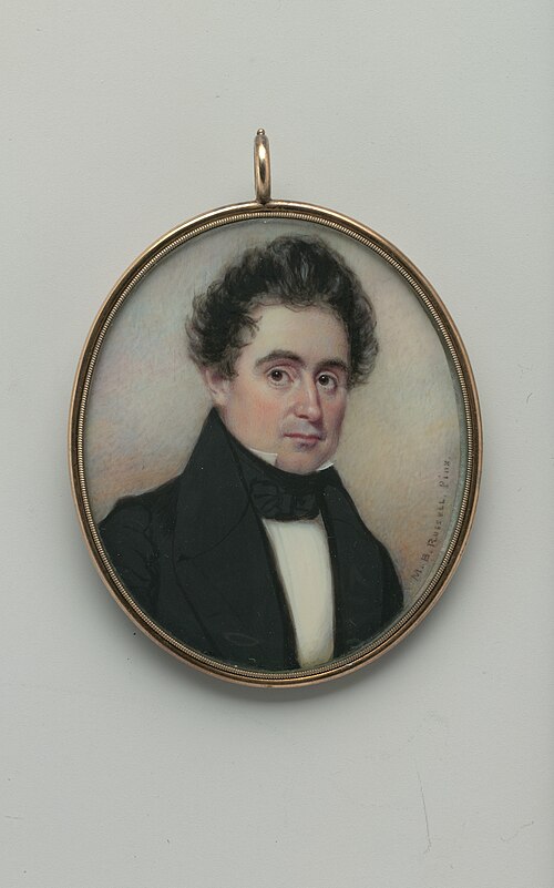 Portrait of a Gentleman, 1834, Moses B. Russell