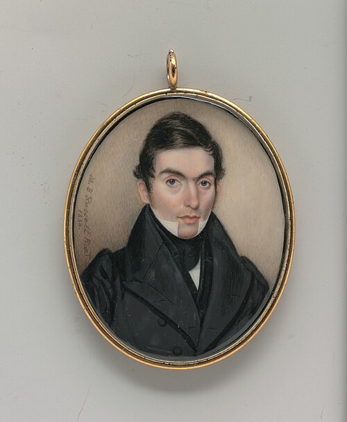 Portrait of a Gentleman, 1834, Moses B. Russell