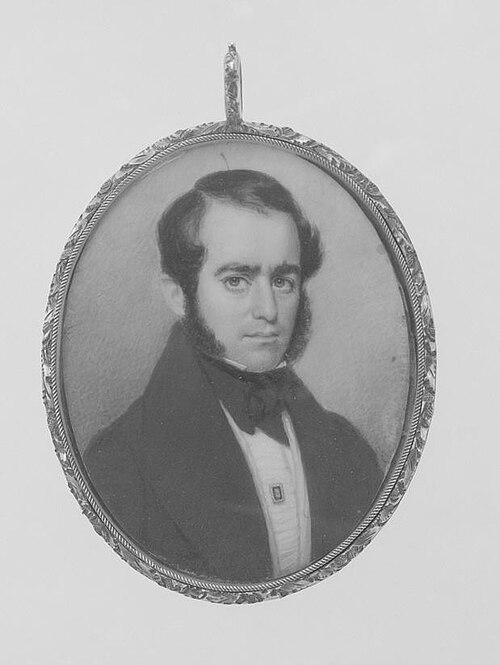 Portrait of a Gentleman, 1847, Moses B. Russell