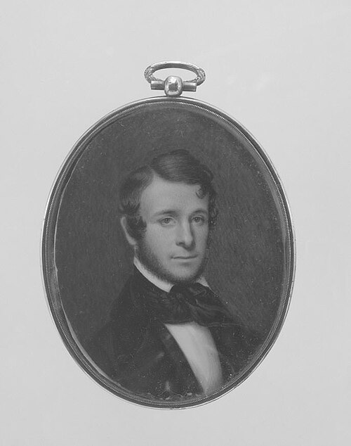 Portrait of a Gentleman, 1847, Moses B. Russell