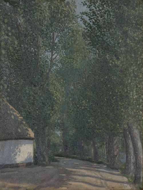 View from Moesgaard near Aarhus., 1912, Immanuel Ibsen