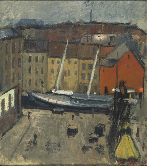 View from Christianshavn, Copenhagen, , Immanuel Ibsen