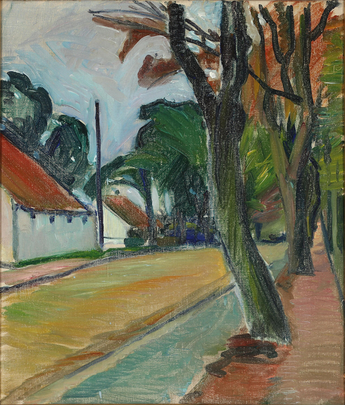 Street scene, , Immanuel Ibsen