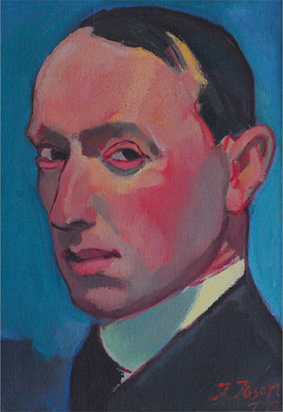Self-portrait, 1917, Immanuel Ibsen