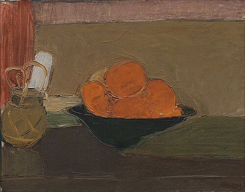 Still Life with Oranges, 1937, Immanuel Ibsen