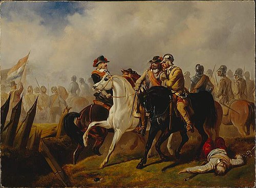 Anno 719. Koning Radbout weigert de doop, 1850, Jacobus van Dijck