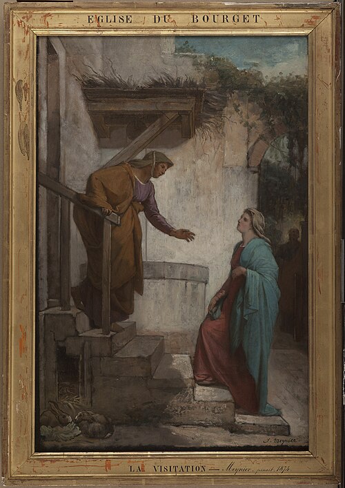 Esquisse pour l'église du Bourget : La Visitation, 1872, Jules-Joseph Meynier