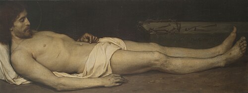 Cristo muerto, 1879, Jules-Joseph Meynier