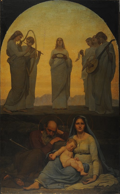 The dream of the baby Jesus, 1879, Jules-Joseph Meynier