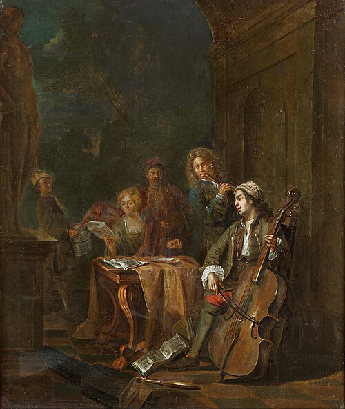 A musical group, 1750, Ignatius van der Beken