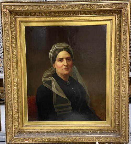 Mrs. Uriah Hendricks (1809-1881), 1878, Jacob Hart Lazarus