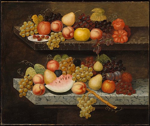 Still Life with Fruit, 1866, Joseph Goodhue Chandler