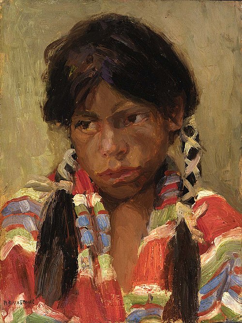 Indian Boy (Joe Archelita), 1918, Harriet Blackstone