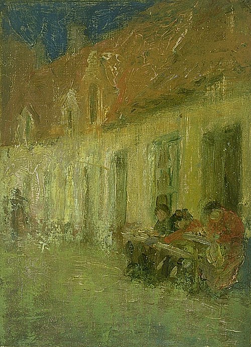 Lace Makers, Bruges, 1912, Harriet Blackstone
