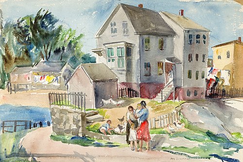 (Landscape), 1943, Ann Brockman