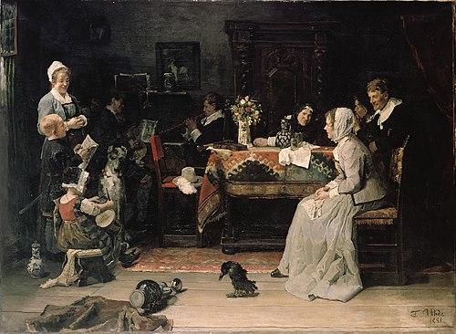 The Family Concert, 1881, Fritz von Uhde