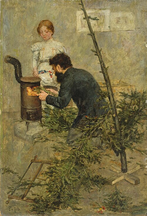 After Christmas, , Fritz von Uhde