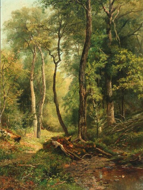 Wooded Landscape, , Fritz von Uhde