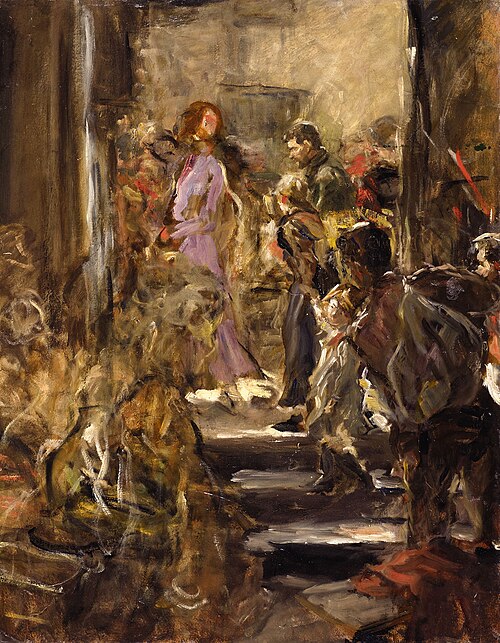 Entwurf zum Altar in Zwickau, , Fritz von Uhde