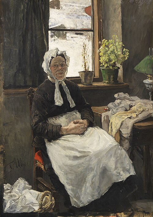 The old sewer, 1891, Fritz von Uhde