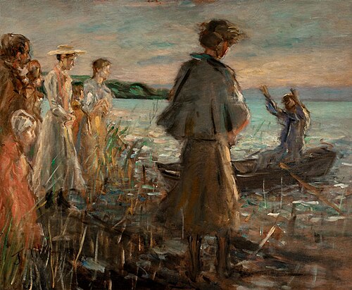 Jesus’ Sermon on the Lake, 1895, Fritz von Uhde