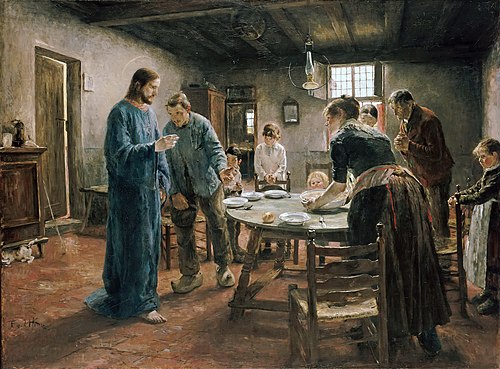 The Mealtime Prayer, 1885, Fritz von Uhde