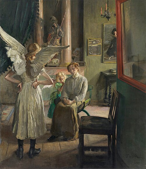 Model break, 1908, Fritz von Uhde