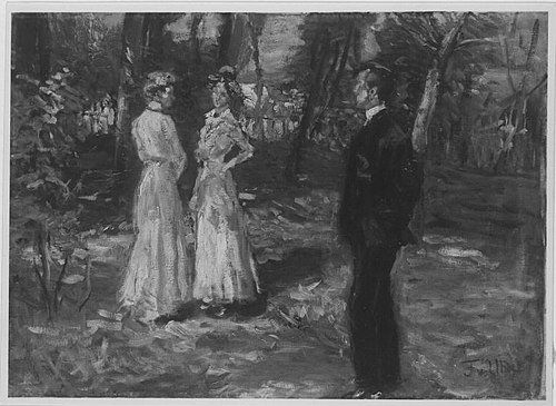 Mittagssonne, 1908, Fritz von Uhde