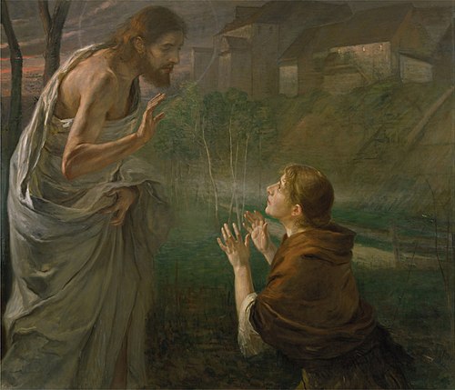 Touch me not. John 20:17, 1894, Fritz von Uhde