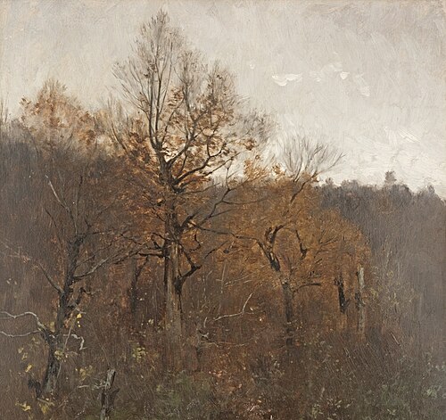 Waldlandschaft, , Fritz von Uhde
