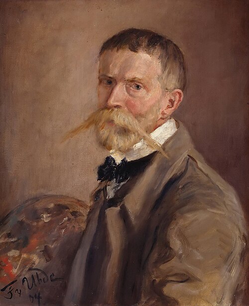 Autoportrait, 1904, Fritz von Uhde
