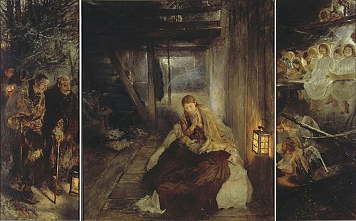The Holy Night, 1888, Fritz von Uhde