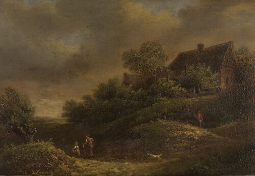 Landscape, 1871, Jozef Linnig