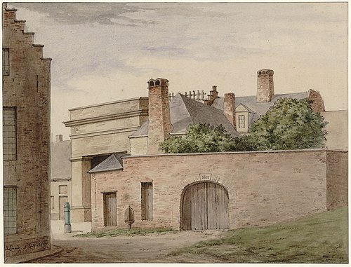 Achter de Rode Poort, 1865, 1865, Jozef Linnig
