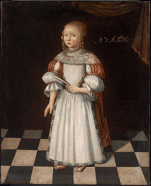 Margaret Gibbs, 1670, Freake-Gibbs Painter