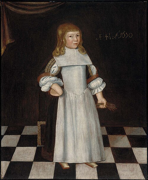 Robert Gibbs at 4 1/2 Years, 1670, Freake-Gibbs Painter