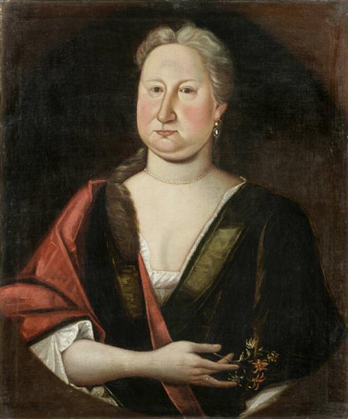 Mrs. John Dolbeare (1675-1744), 1730, The Pollard Limner