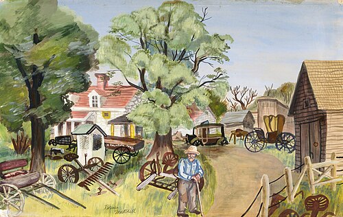 Johnson Hasbrouch and His Possessions, 1940, Bruce Mitchell