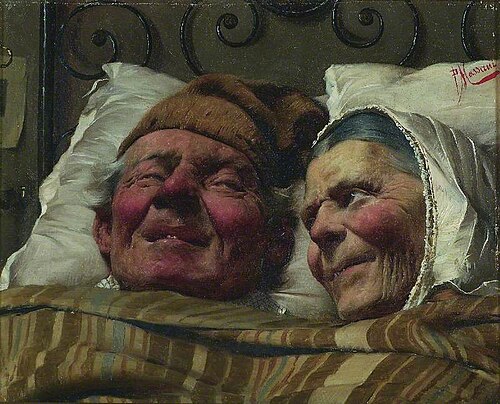 The Golden Wedding, 1900, Pompeo Massani