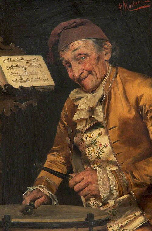 The Old Musician, , Pompeo Massani