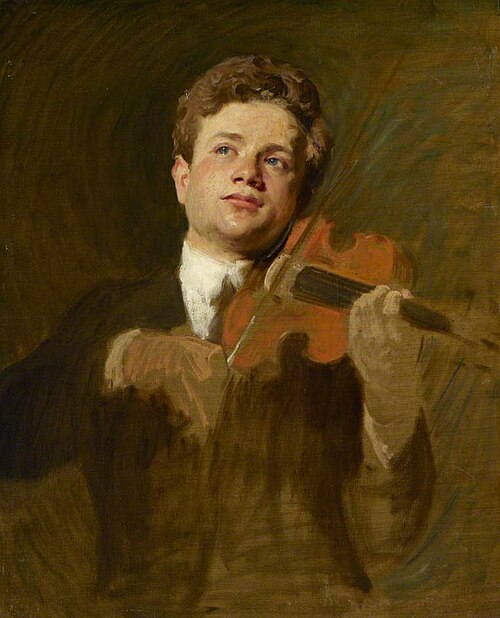 Mischa Elman (1891–1967), Playing the Violin, 1911, Solomon Joseph Solomon
