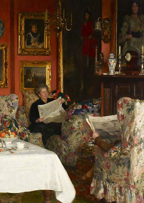 The Breakfast Table, 1921, Solomon Joseph Solomon