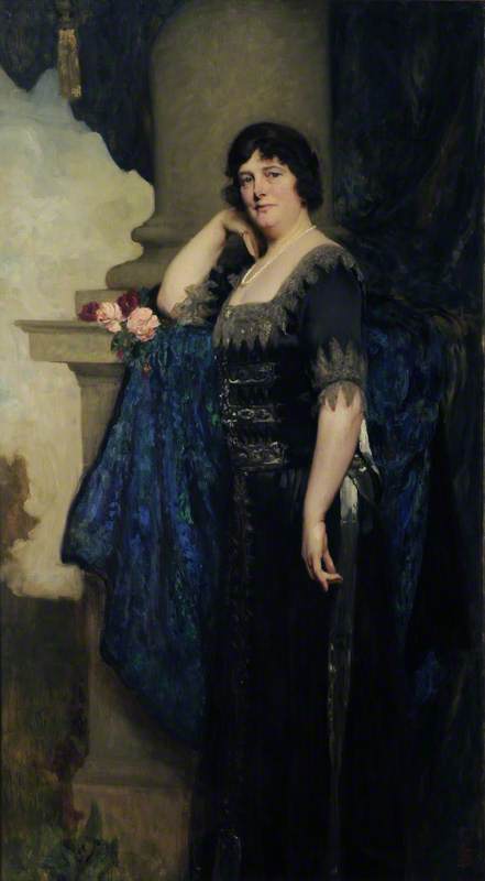 Lady Stella Stevenson, née Fraser, 1923, Solomon Joseph Solomon