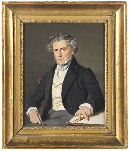 The English Architect Charles Robert Cockerell, 1838, Christian Albrecht Jensen