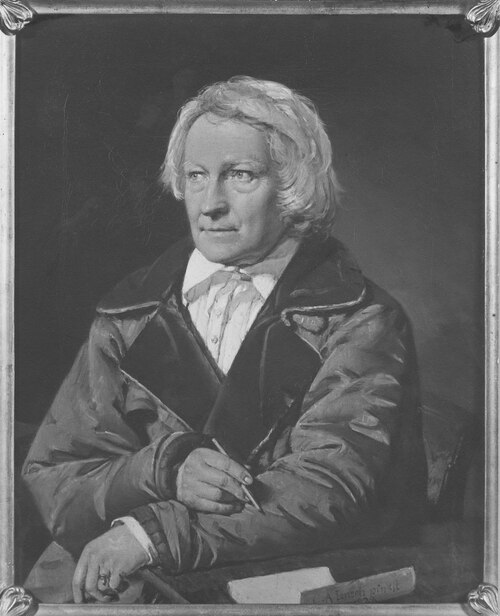 Bertel Thorvaldsen, the Danish Sculptor, 1839, Christian Albrecht Jensen