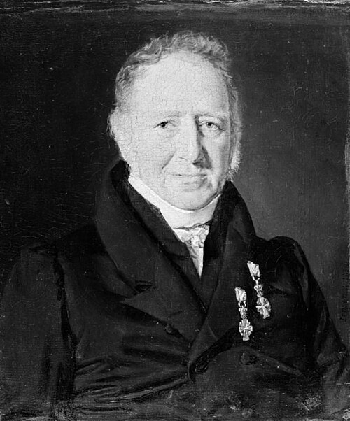 Sejl-, flag- og kompasmager, oberstløjtnant Johan Philip Weilbach, 1834, Christian Albrecht Jensen