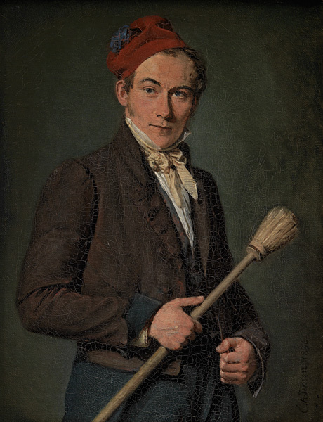 The Scene-Painter Troels Lund, 1836, Christian Albrecht Jensen