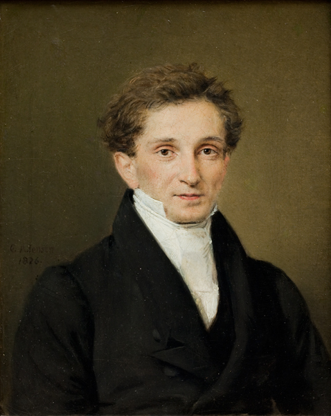 Johannes Søbøtker Hohlenberg, Leder af den danske handelsstation i Serampore nær Calcutta, 1826, Christian Albrecht Jensen